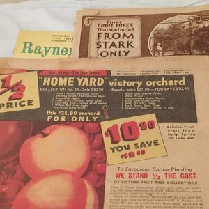 Vtg Fruit & Berry Catalogs